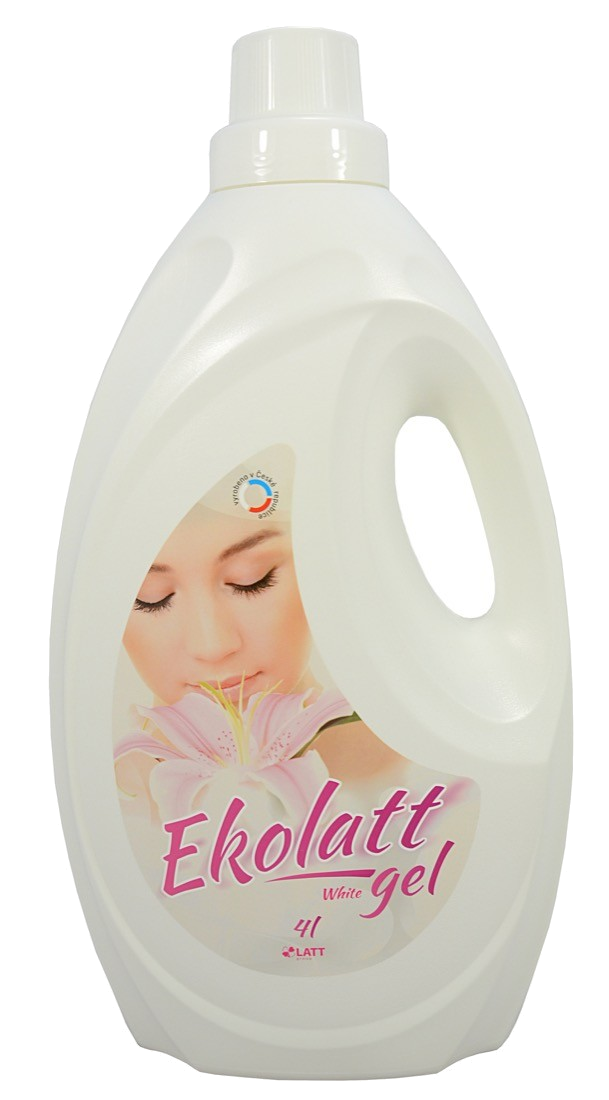 Prací gel na bílé prádlo EKOLATT WHITE 4 l